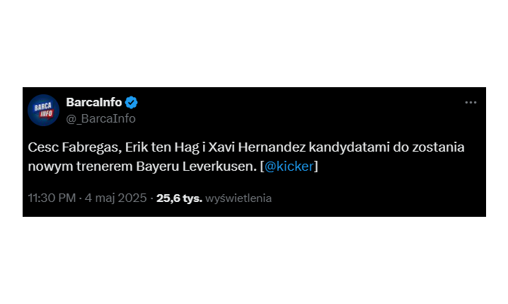 TRZY POTĘŻNE KANDYDATURY na następcę Xabiego Alonso w Bayerze O.o